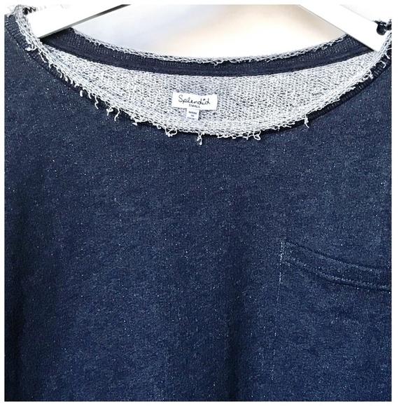 Splendid Blue Active Pullover top size S, New with tag - Picture 4 of 9